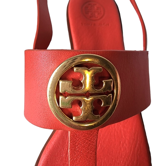 Tory Burch Bento 2 Flat Thong Sandle Bright Samba - Picture 6 of 9